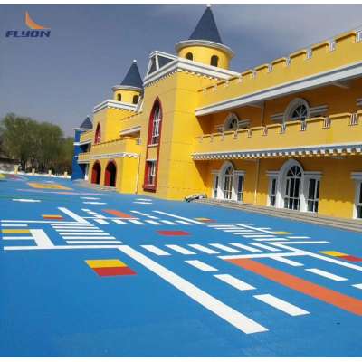 outdoor and indoor Polypropylene interlock plastic flooring and playground portable floor