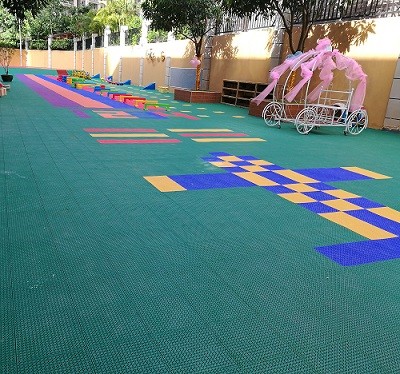 Interlock PP Flooring for outdoor basketball court flooring temporary sports flooring sport court