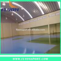 Silicon PU Sandwich System Sport Court Flooring Basketball Court , Anti-slip Floor Paint for Basketball Court,Volley Ball Court